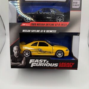 Fast & Furious Legacy Series Nissan Skyline GT-R Toy Car - Yellow